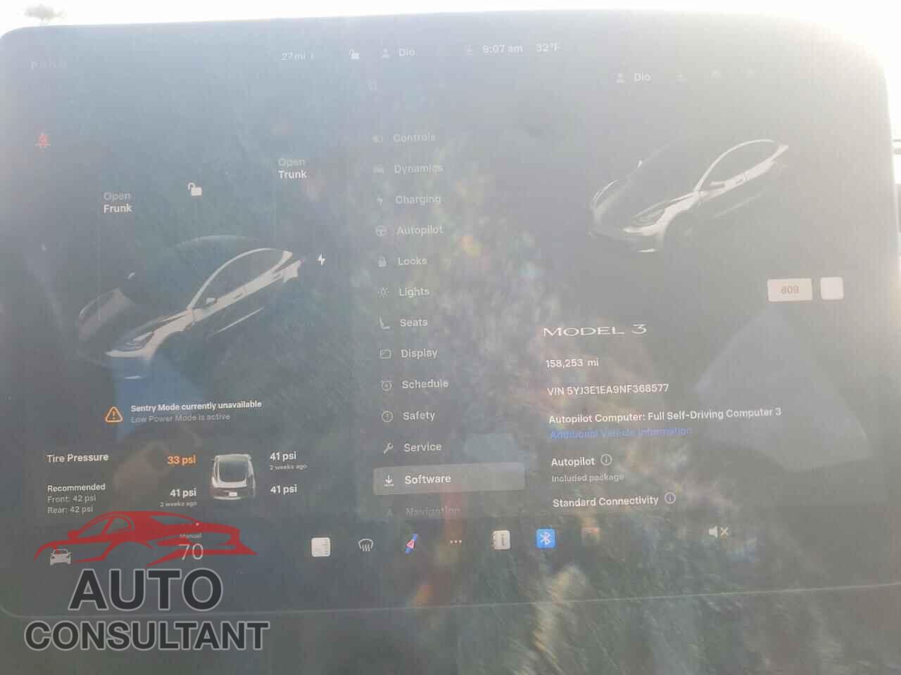 TESLA MODEL 3 2022 - 5YJ3E1EA9NF368577