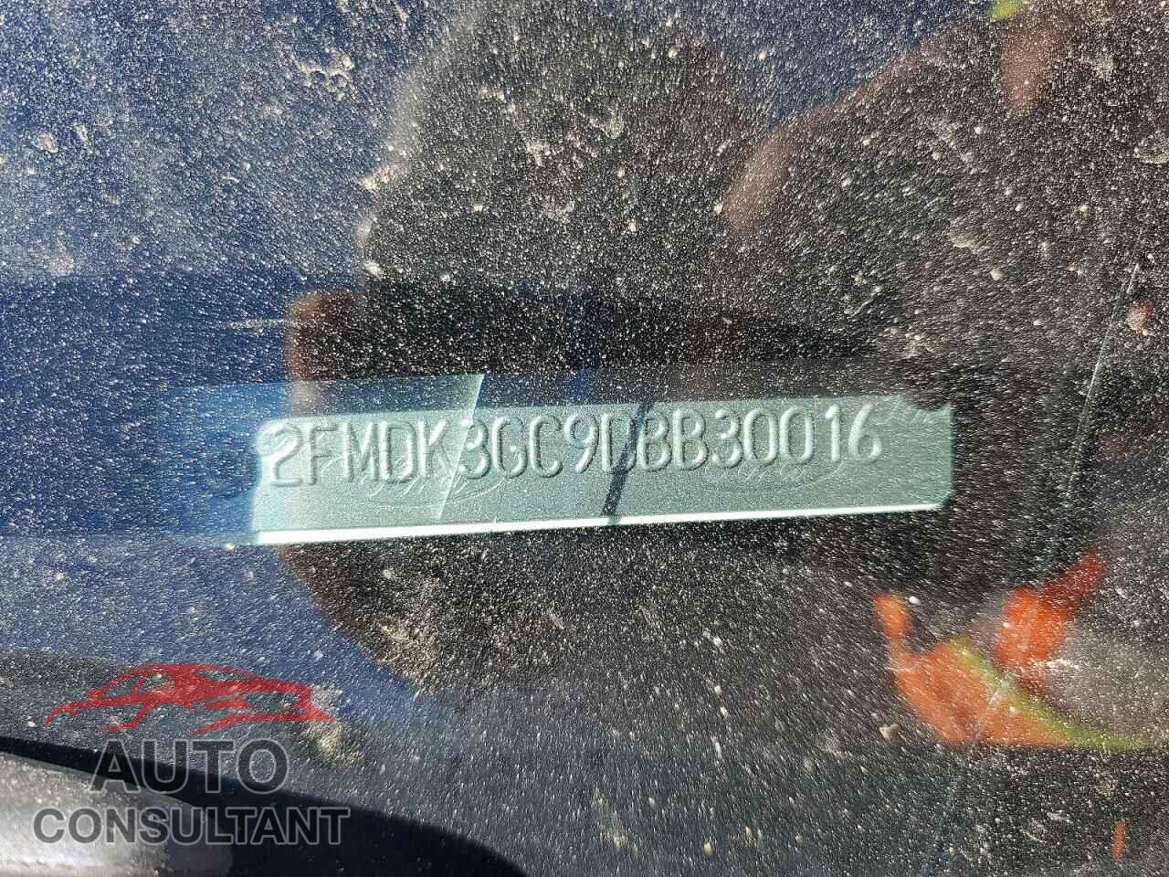 FORD EDGE 2013 - 2FMDK3GC9DBB30016