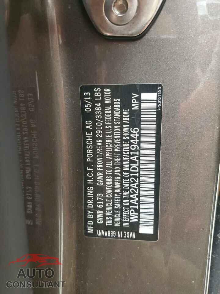 PORSCHE CAYENNE 2013 - WP1AA2A21DLA19446