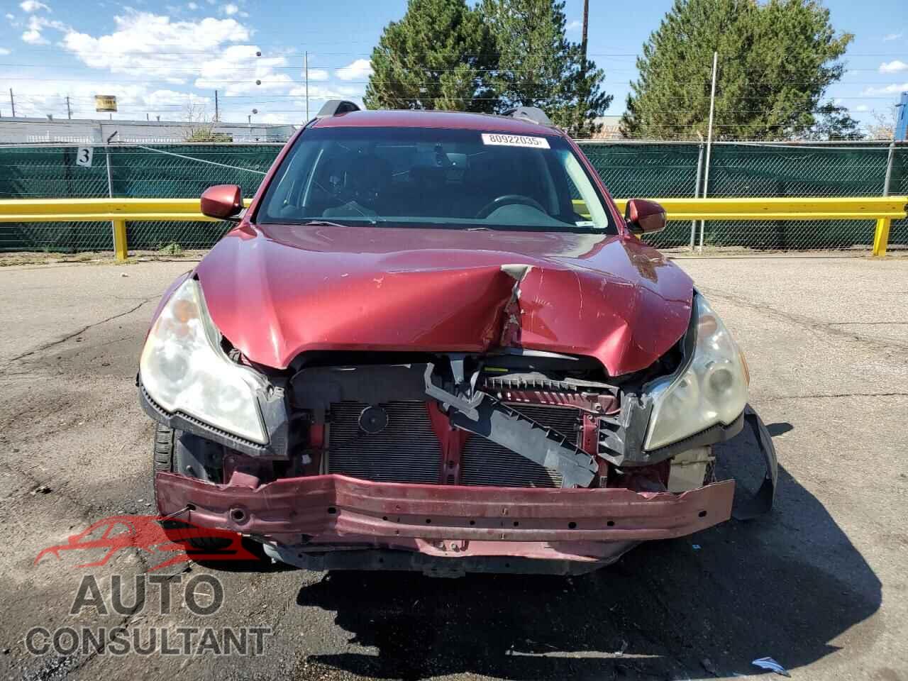 SUBARU OUTBACK 2012 - 4S4BRCCC2C3302491
