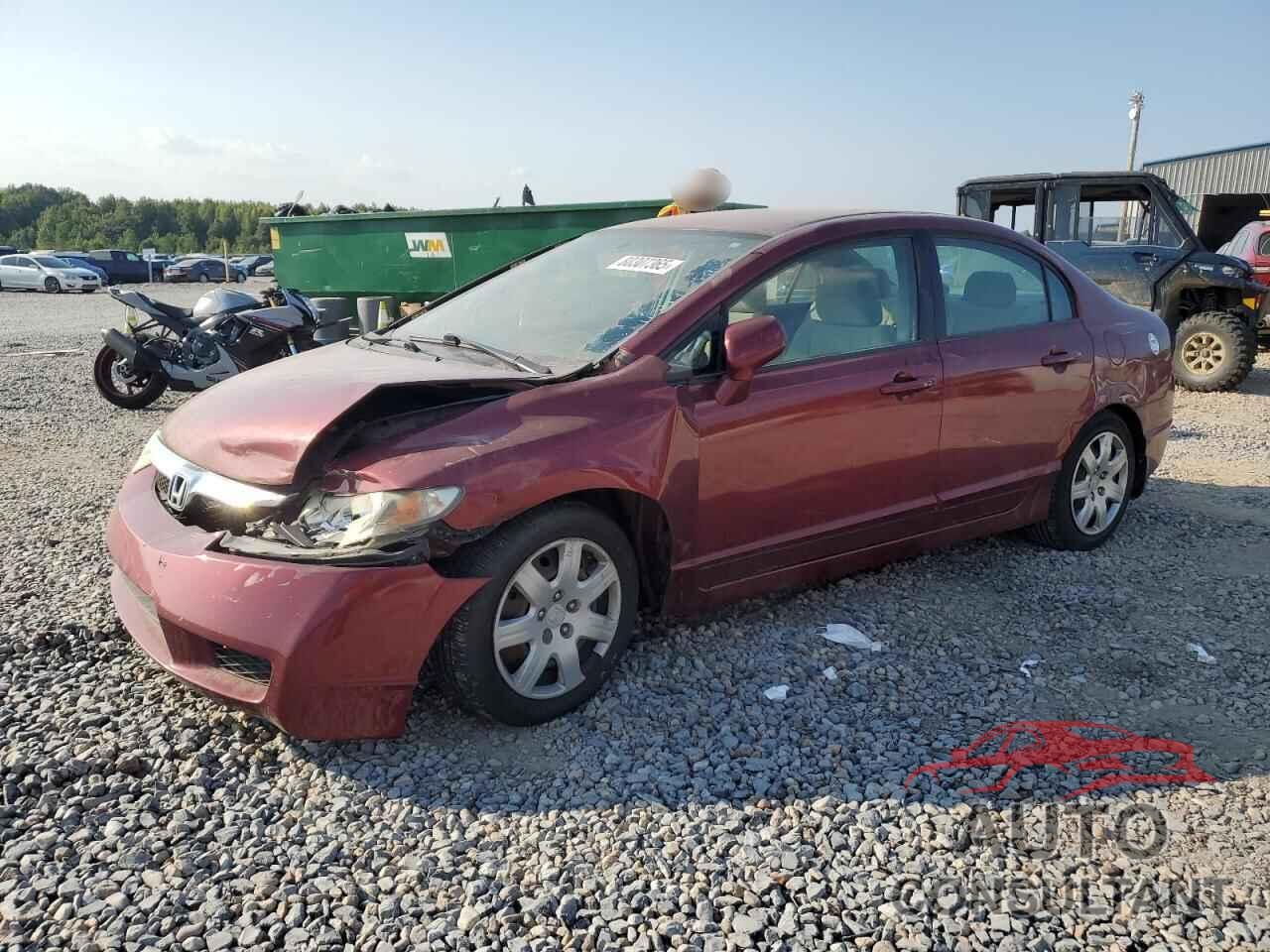 HONDA CIVIC 2010 - 2HGFA1F55AH512335