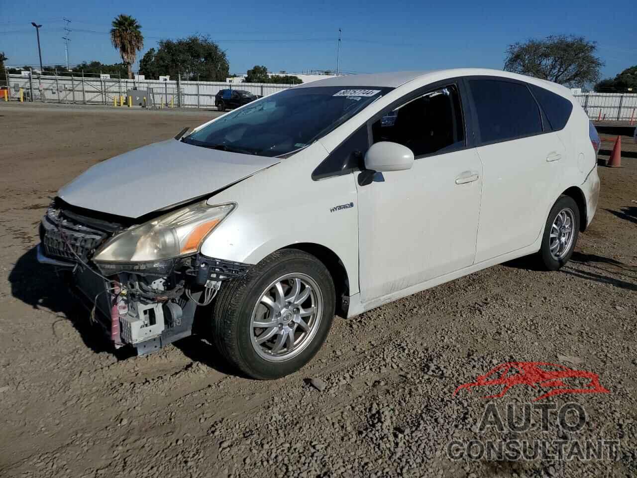 TOYOTA PRIUS 2012 - JTDZN3EU0C3158587