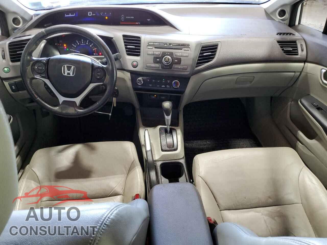 HONDA CIVIC 2012 - 19XFB2F91CE366289
