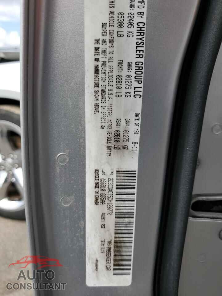 DODGE CHARGER 2012 - 2C3CDXCT5CH120770