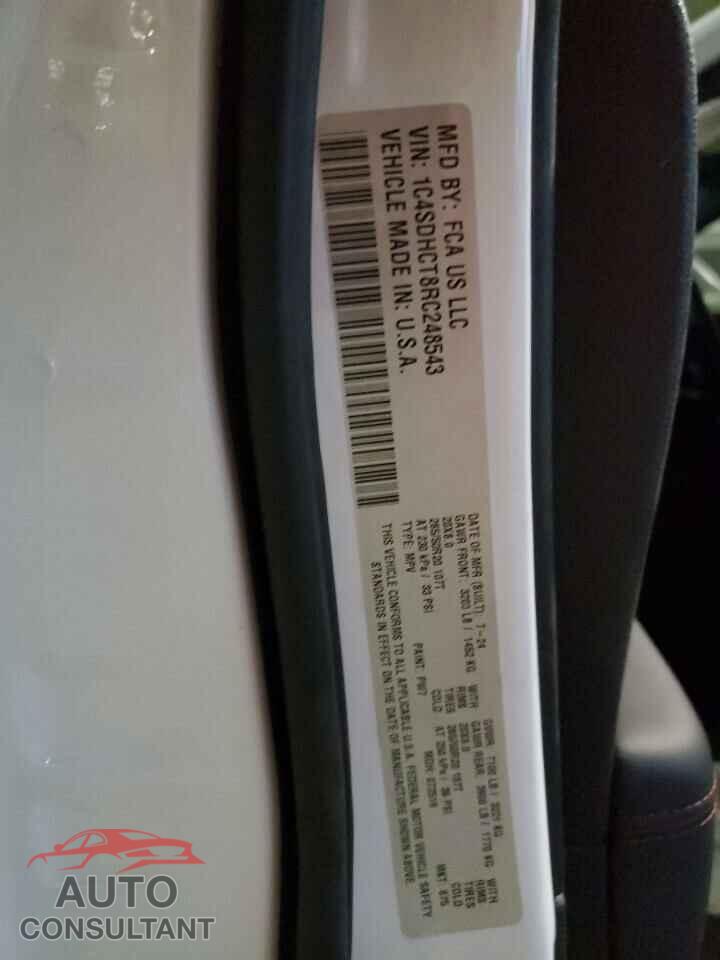DODGE DURANGO 2024 - 1C4SDHCT8RC248543