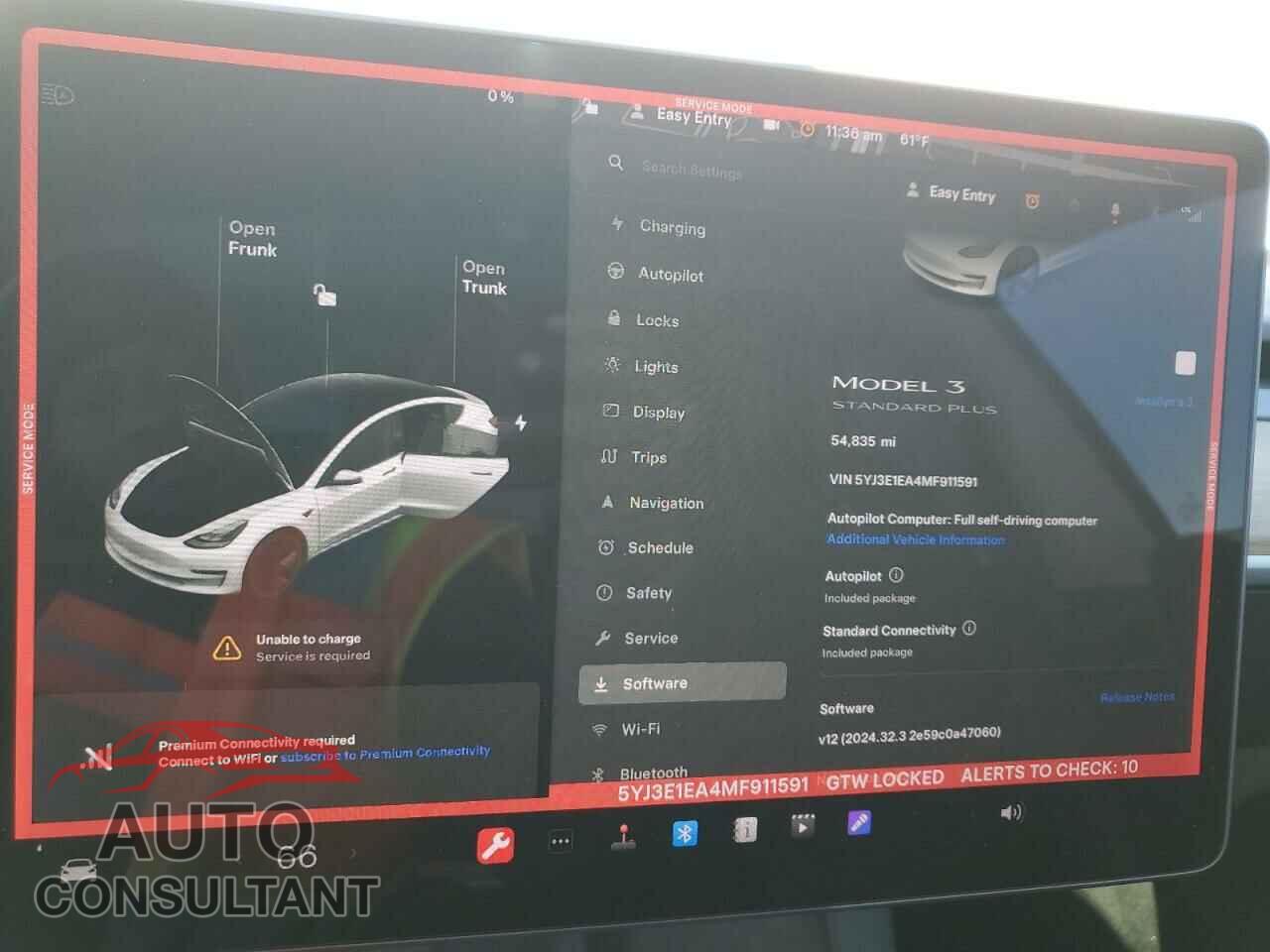TESLA MODEL 3 2021 - 5YJ3E1EA4MF911591