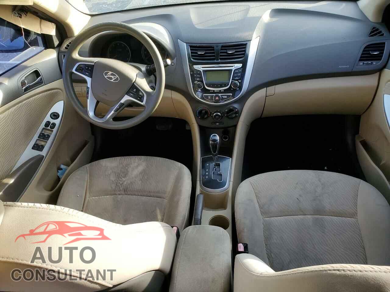 HYUNDAI ACCENT 2012 - KMHCU4AE0CU057309