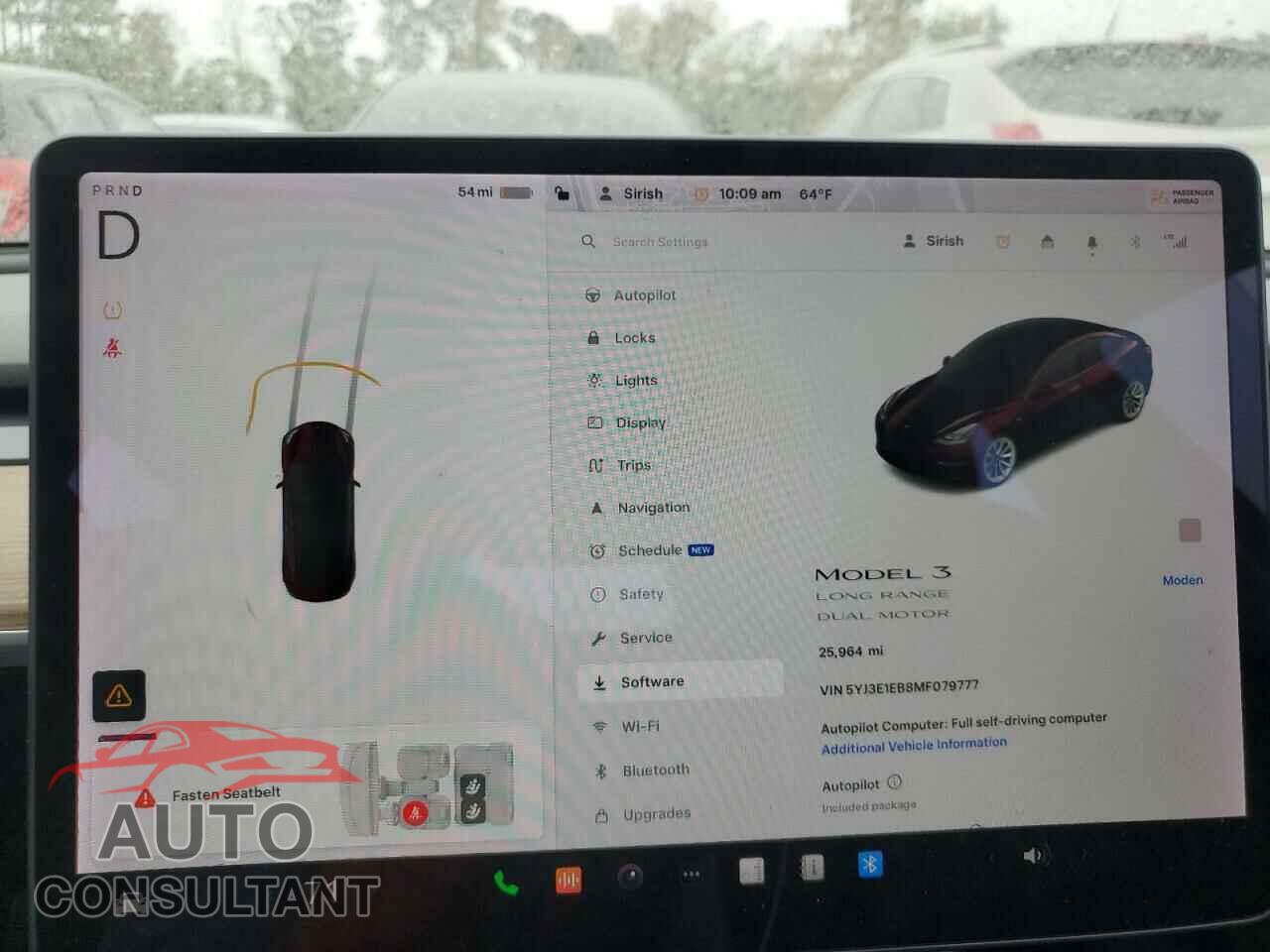 TESLA MODEL 3 2021 - 5YJ3E1EB8MF079777
