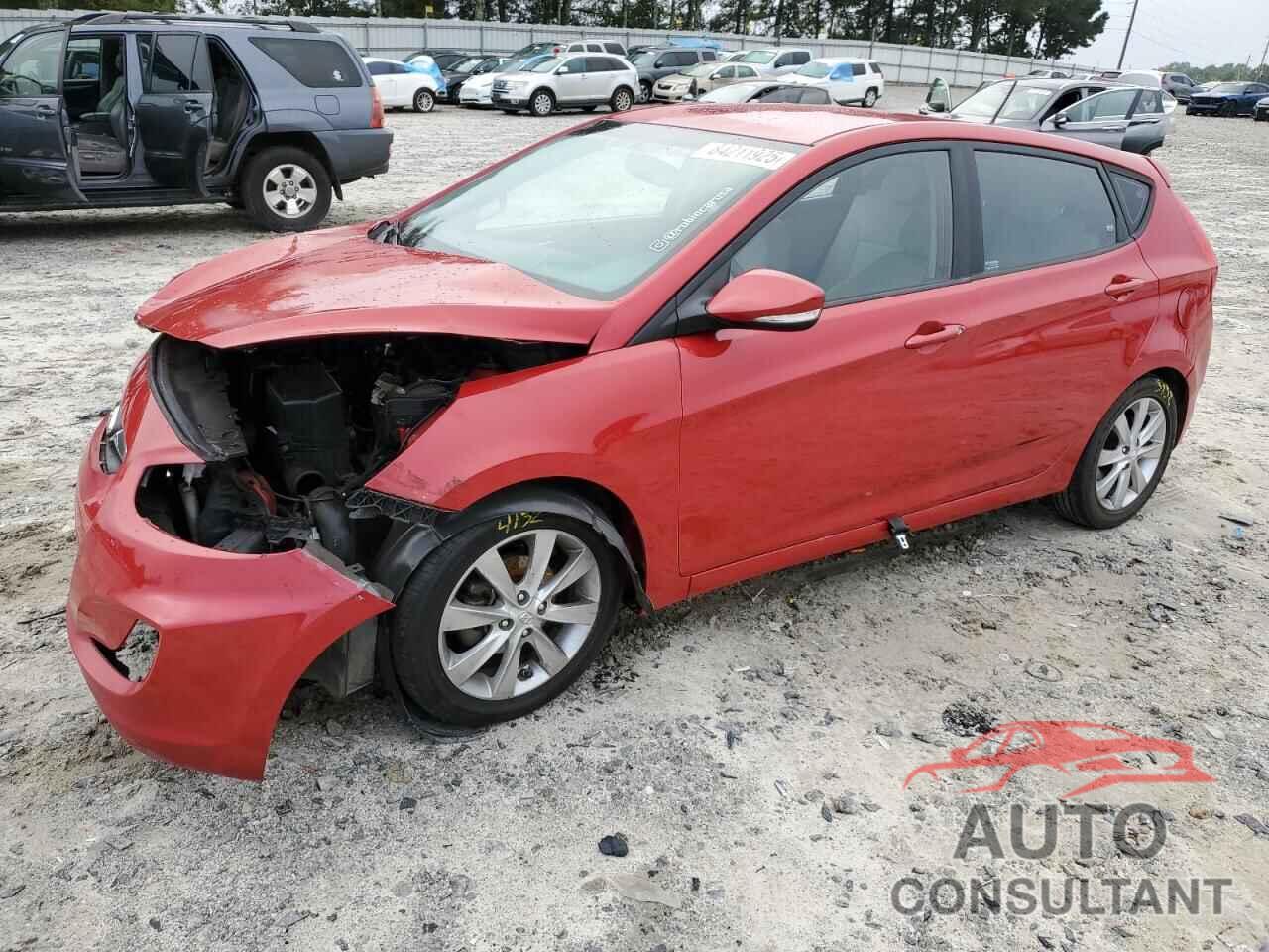 HYUNDAI ACCENT 2013 - KMHCU5AE1DU071081