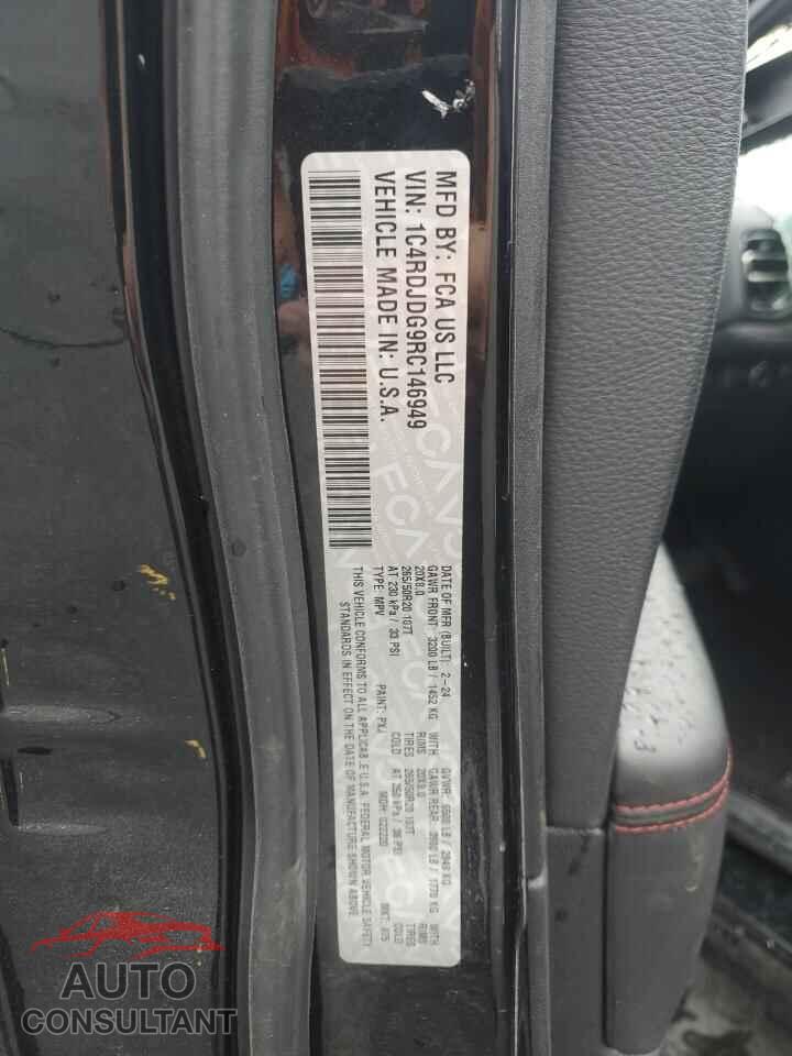 DODGE DURANGO 2024 - 1C4RDJDG9RC146949