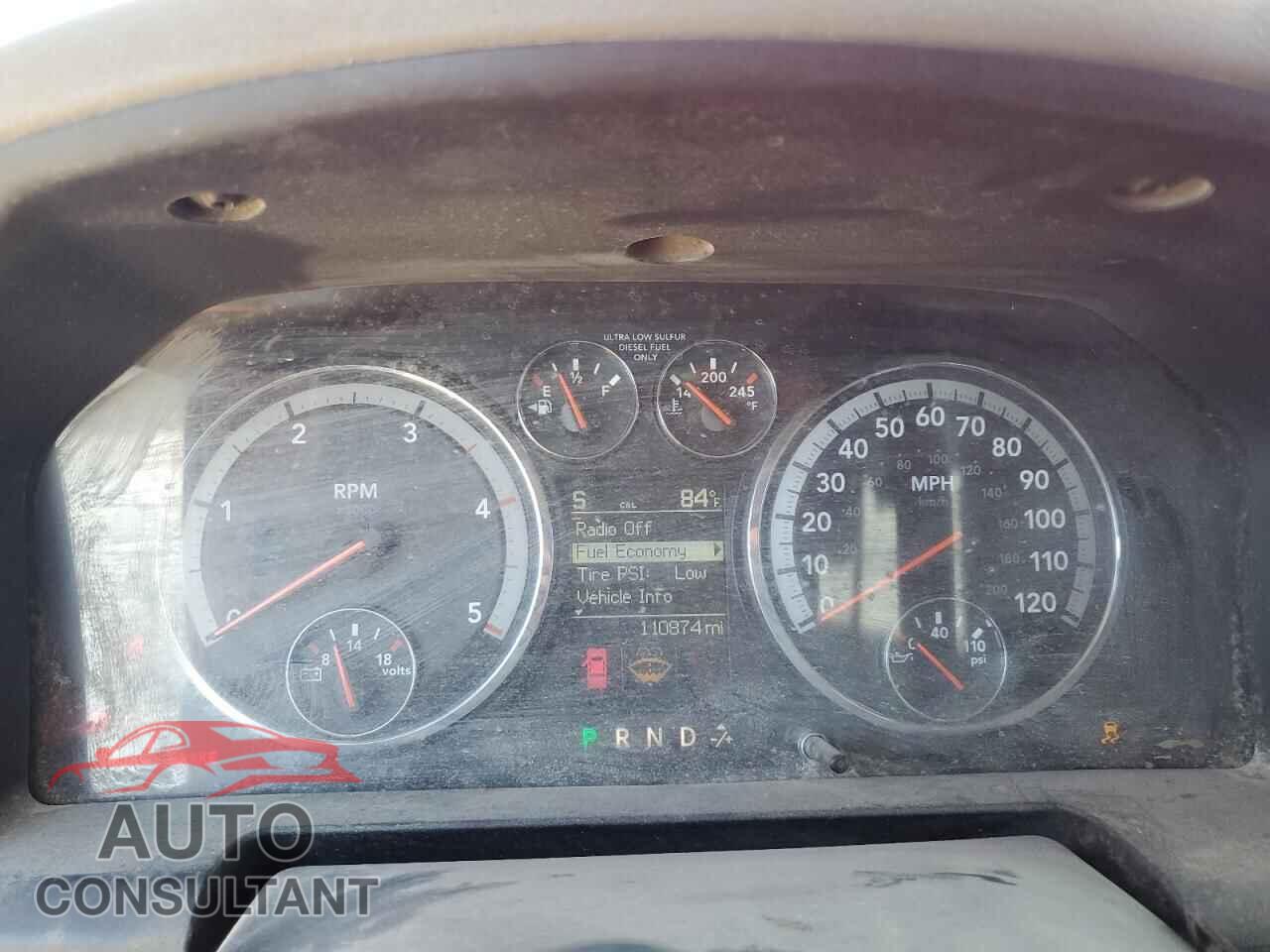 DODGE RAM 2500 2012 - 3C6UD5ML5CG126059