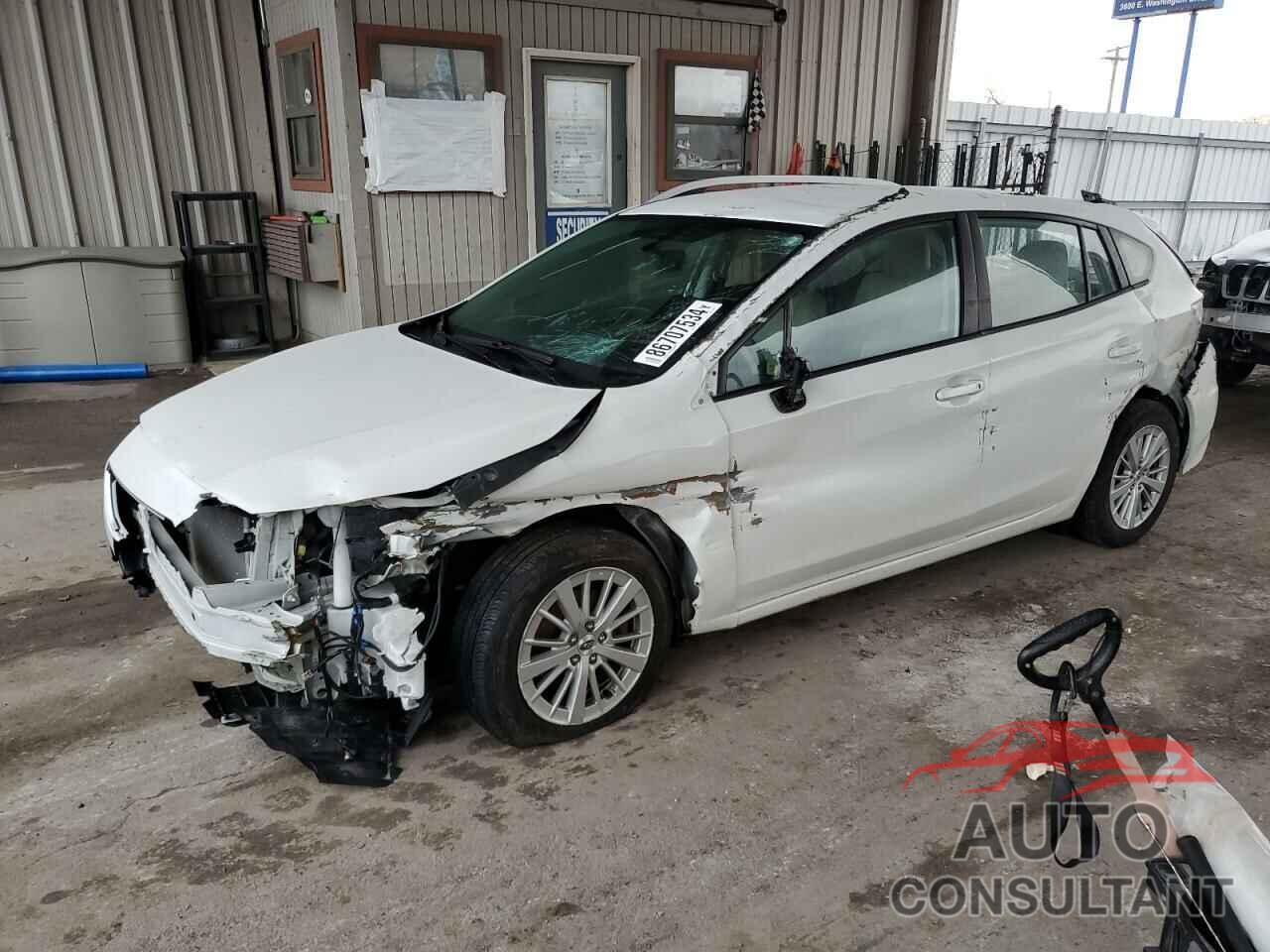 SUBARU IMPREZA 2018 - 4S3GTAB63J3723757