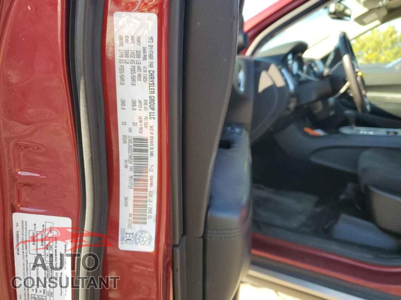 DODGE DURANGO 2013 - 1C4RDJAG5DC700520