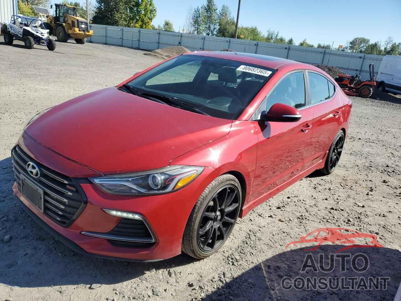 HYUNDAI ELANTRA 2018 - KMHD04LB9JU573104