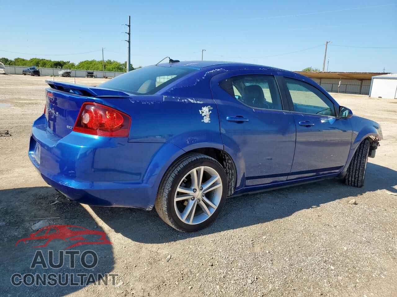 DODGE AVENGER 2012 - 1C3CDZCB9CN207372
