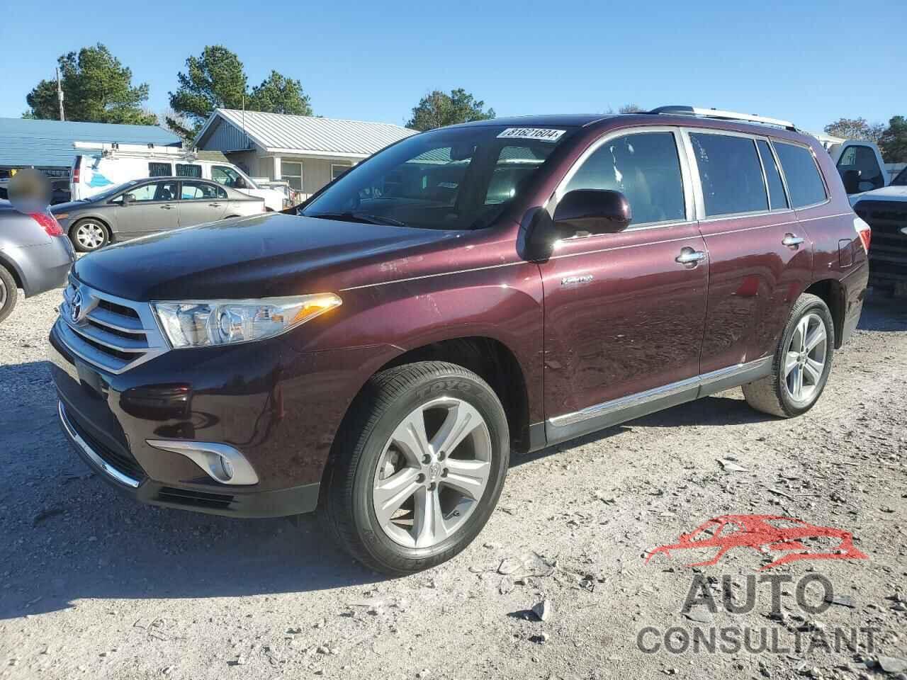 TOYOTA HIGHLANDER 2012 - 5TDYK3EH9CS070448