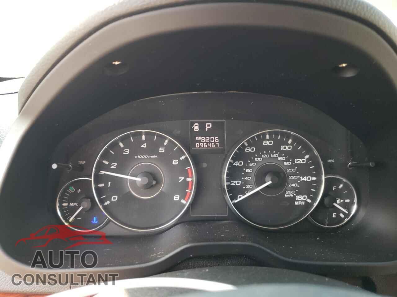 SUBARU LEGACY 2012 - 4S3BMDK61C2024967