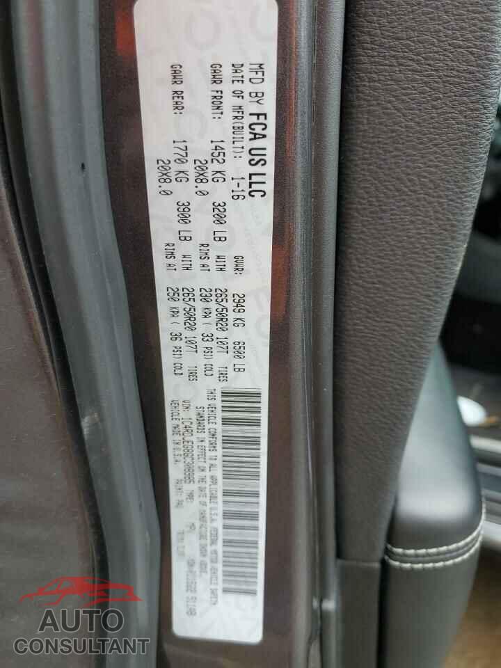 DODGE DURANGO 2016 - 1C4RDJEG8GC308985