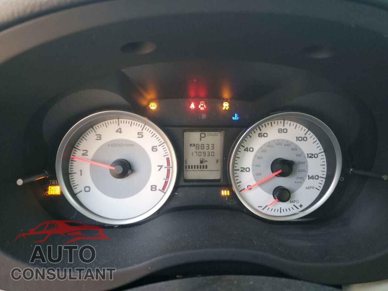 SUBARU IMPREZA 2012 - JF1GPAC69CH236934