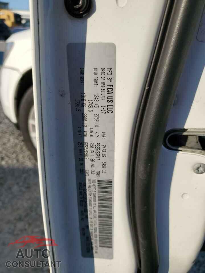 DODGE JOURNEY 2017 - 3C4PDCBG3HT591096