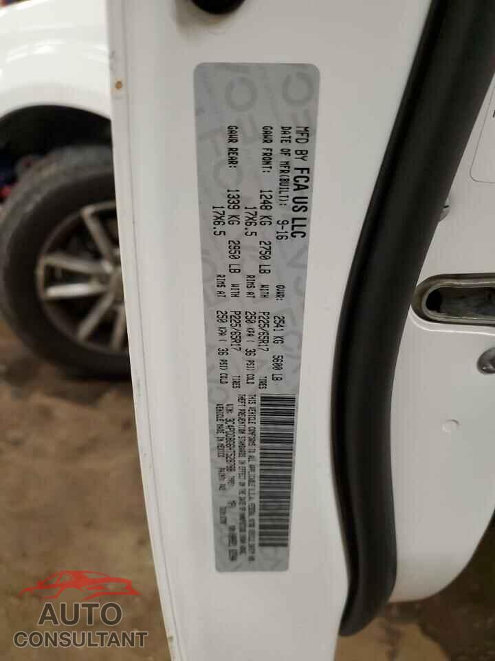 DODGE JOURNEY 2017 - 3C4PDDBG6HT528788