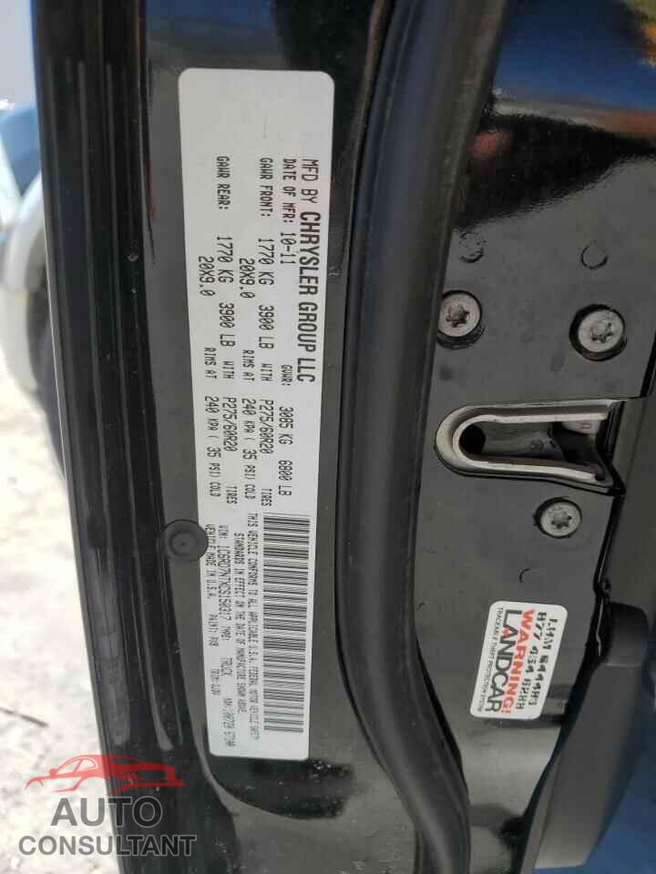 DODGE RAM 1500 2012 - 1C6RD7NTXCS150317