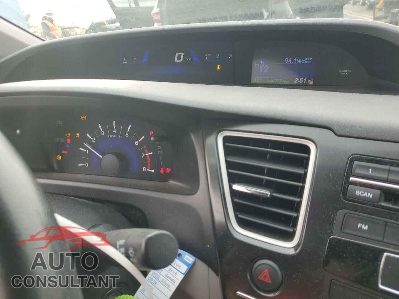 HONDA CIVIC 2013 - 19XFB2F51DE244515
