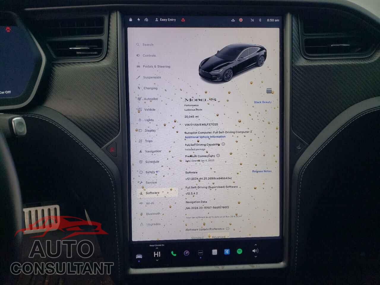 TESLA MODEL S 2020 - 5YJSA1E46LF371225