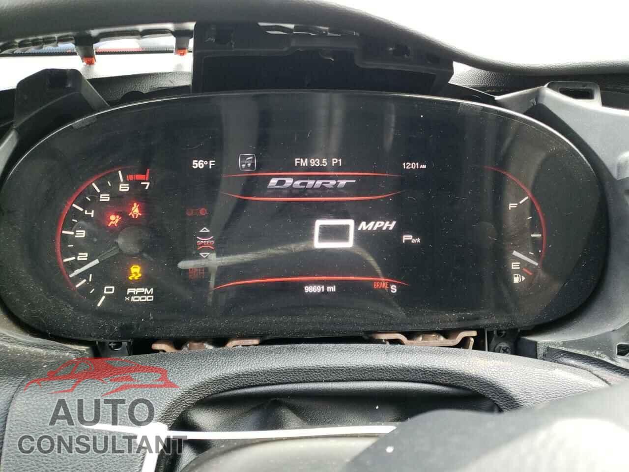 DODGE DART 2015 - 1C3CDFEB8FD141614