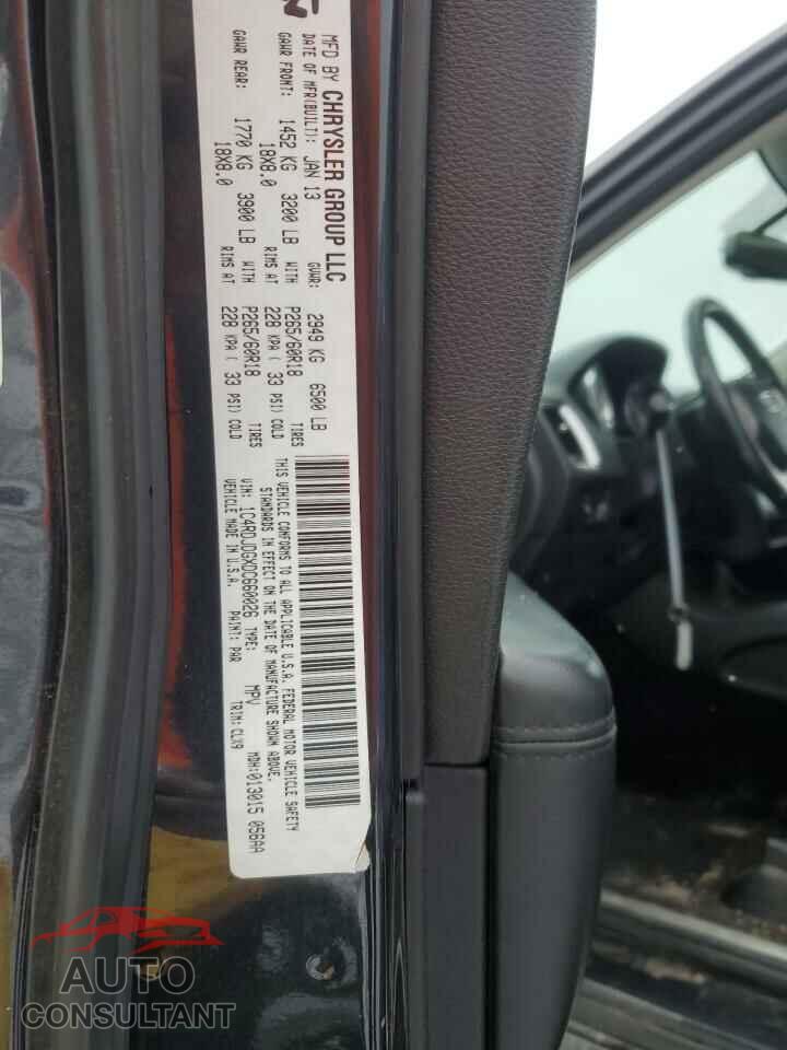 DODGE DURANGO 2013 - 1C4RDJDGXDC660026