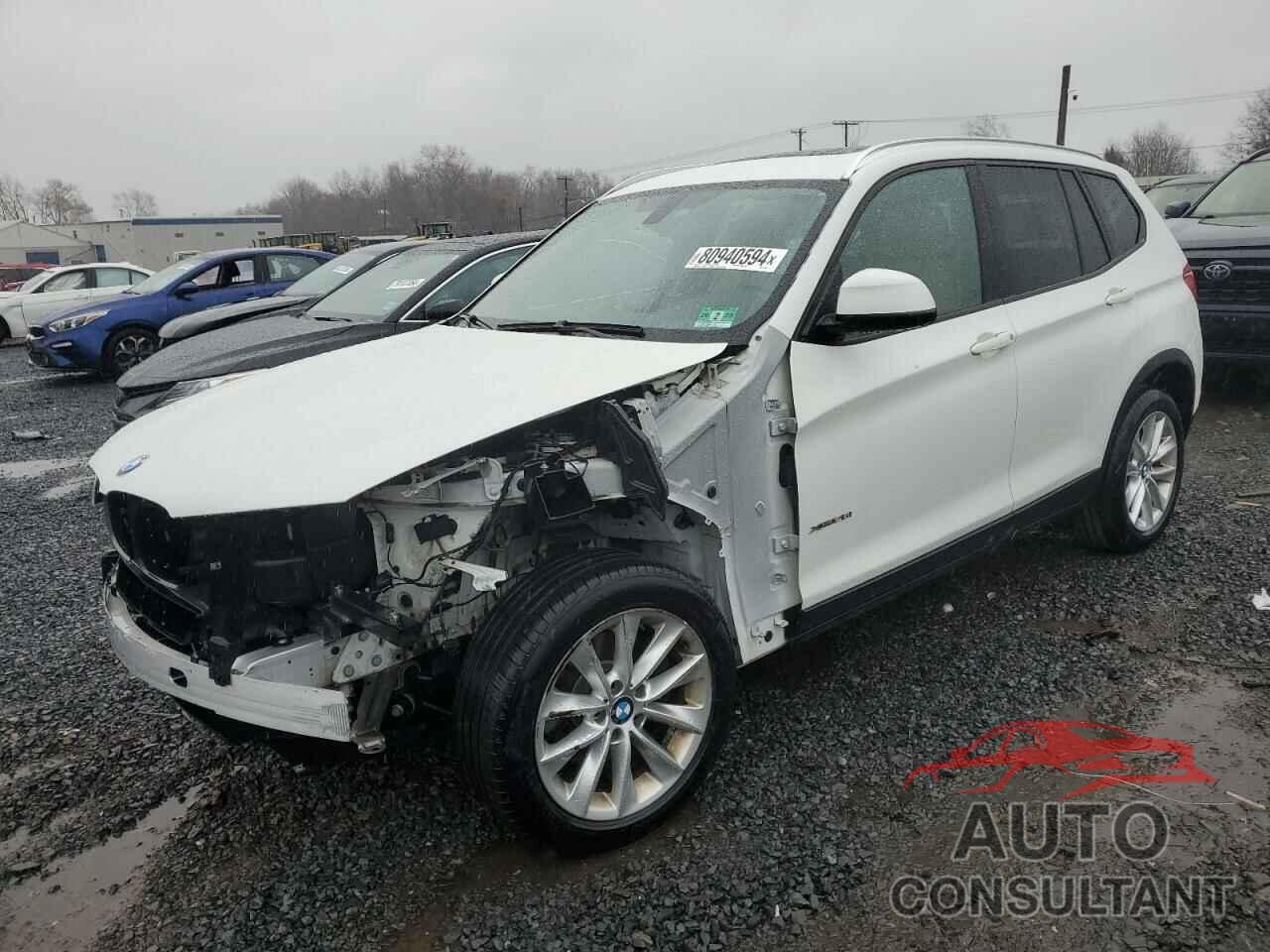 BMW X3 2016 - 5UXWX9C58G0D77835