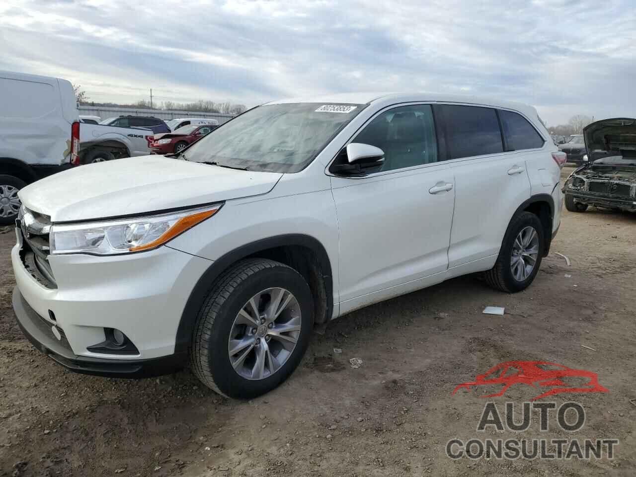 TOYOTA HIGHLANDER 2015 - 5TDBKRFH1FS129567