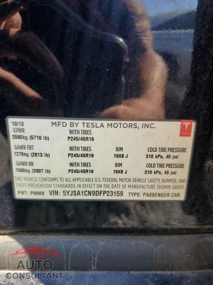 TESLA MODEL S 2013 - 5YJSA1CN9DFP23159