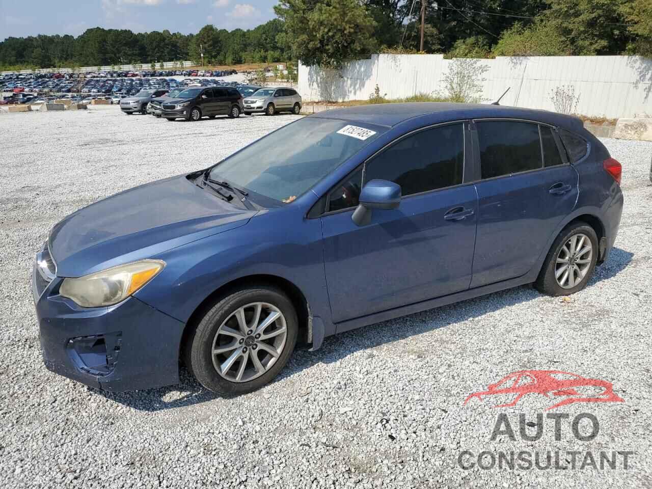 SUBARU IMPREZA 2013 - JF1GPAC6XD2853358