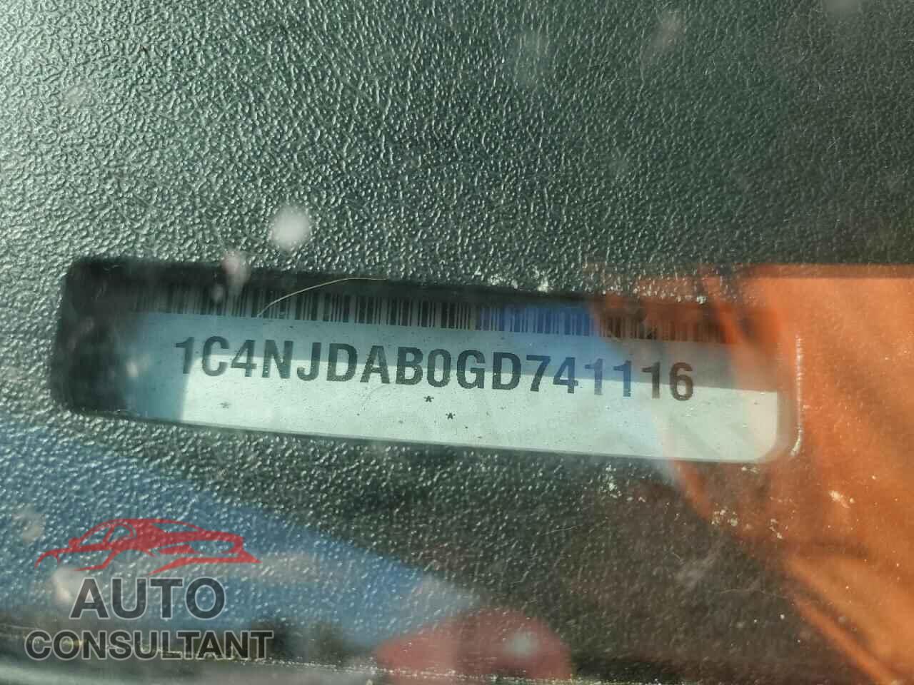 JEEP COMPASS 2016 - 1C4NJDAB0GD741116