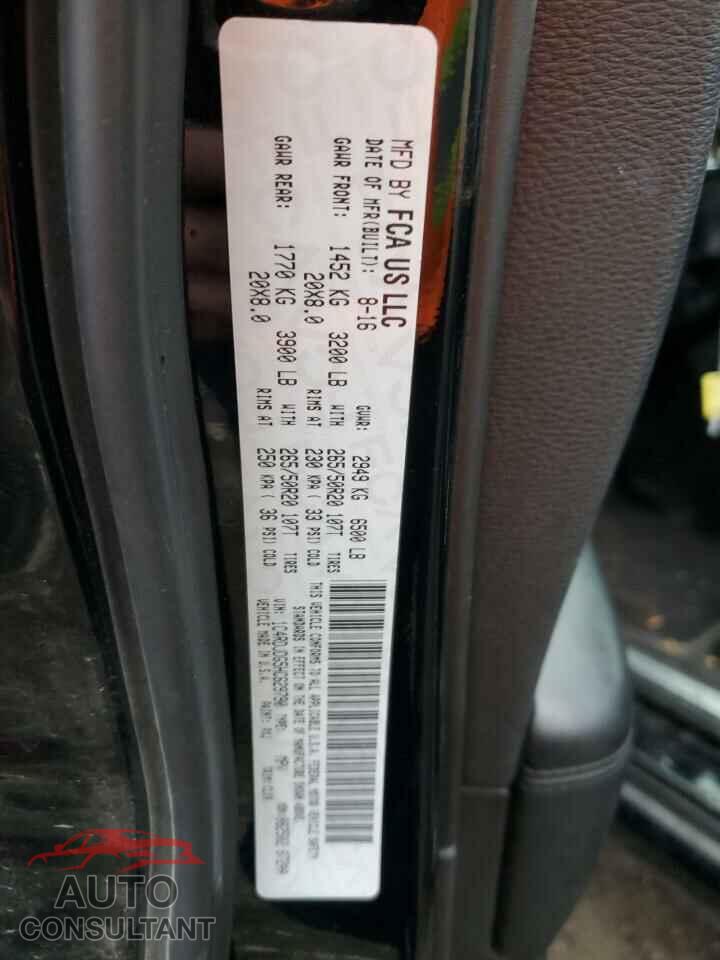 DODGE DURANGO 2017 - 1C4RDJDG5HC629790