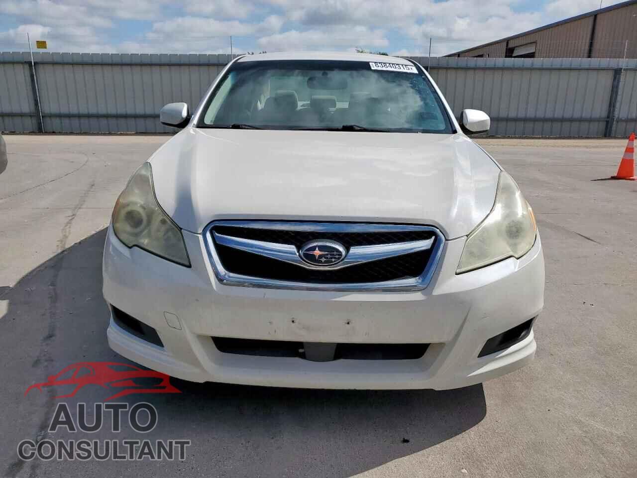 SUBARU LEGACY 2012 - 4S3BMCB61C3028182
