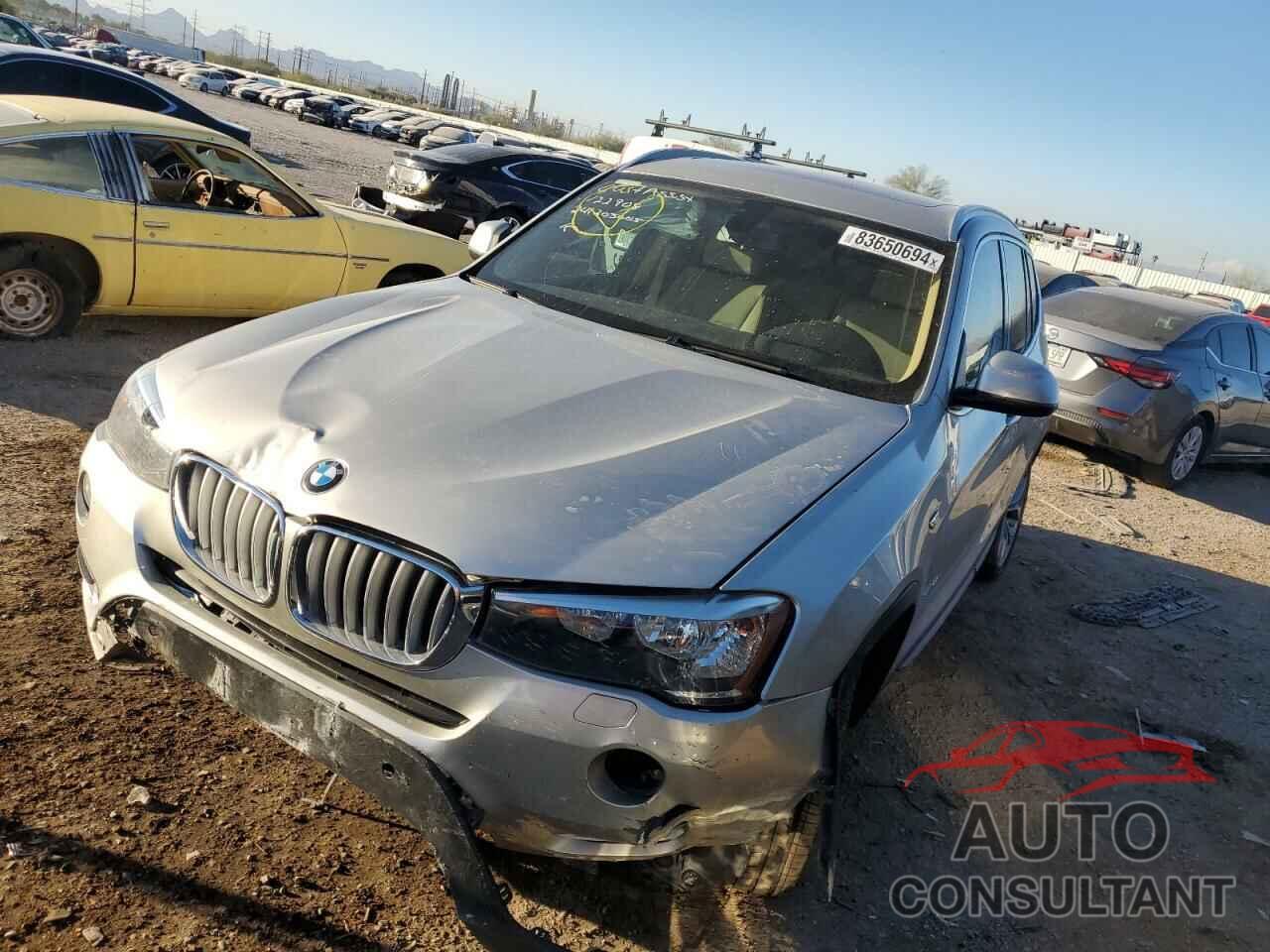 BMW X3 2017 - 5UXWZ7C37H0X40489