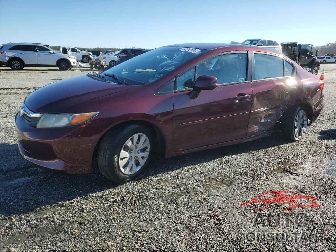 HONDA CIVIC 2012 - 2HGFB2F56CH604611