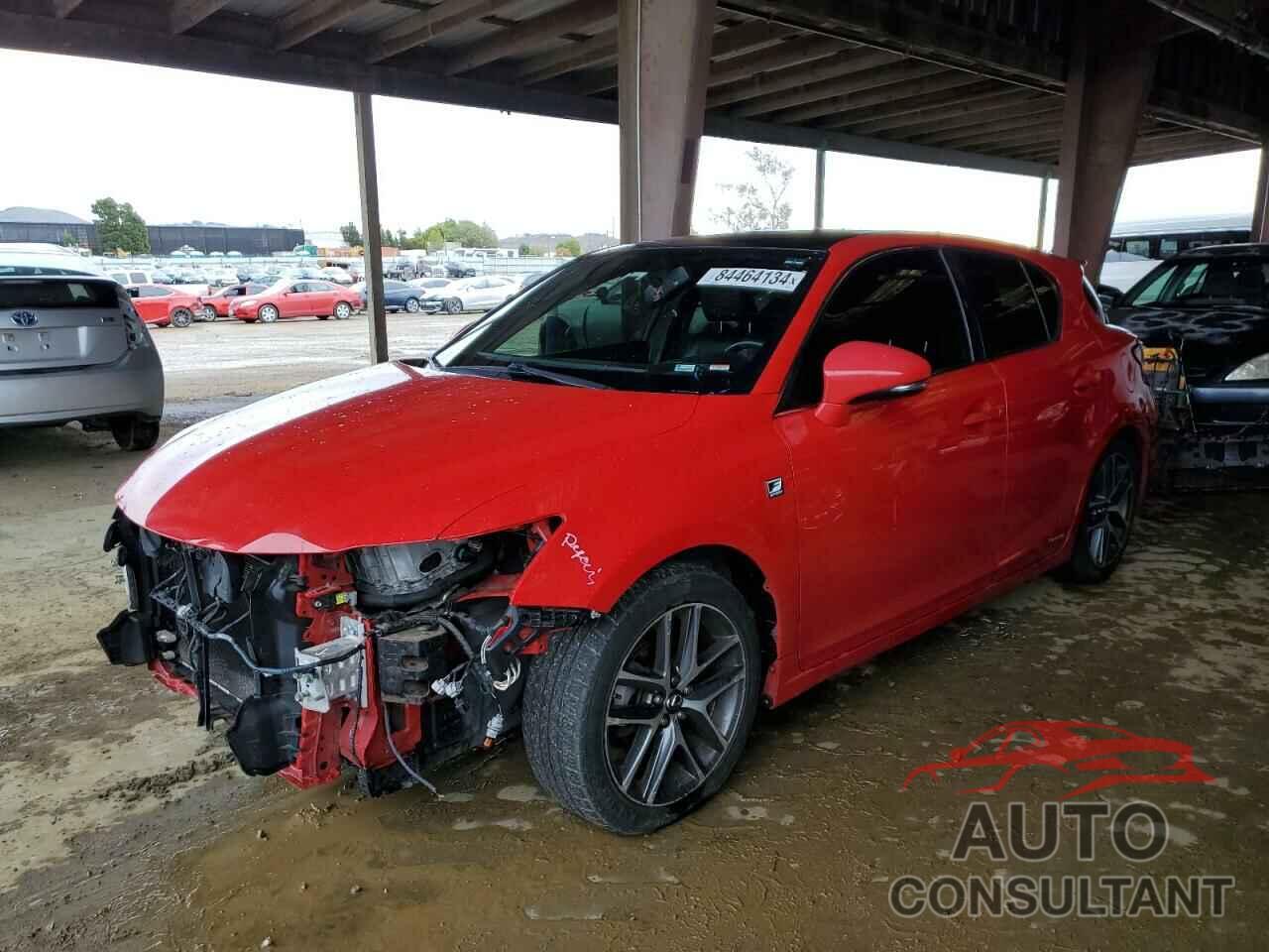 LEXUS CT 200 2016 - JTHKD5BH7G2272815