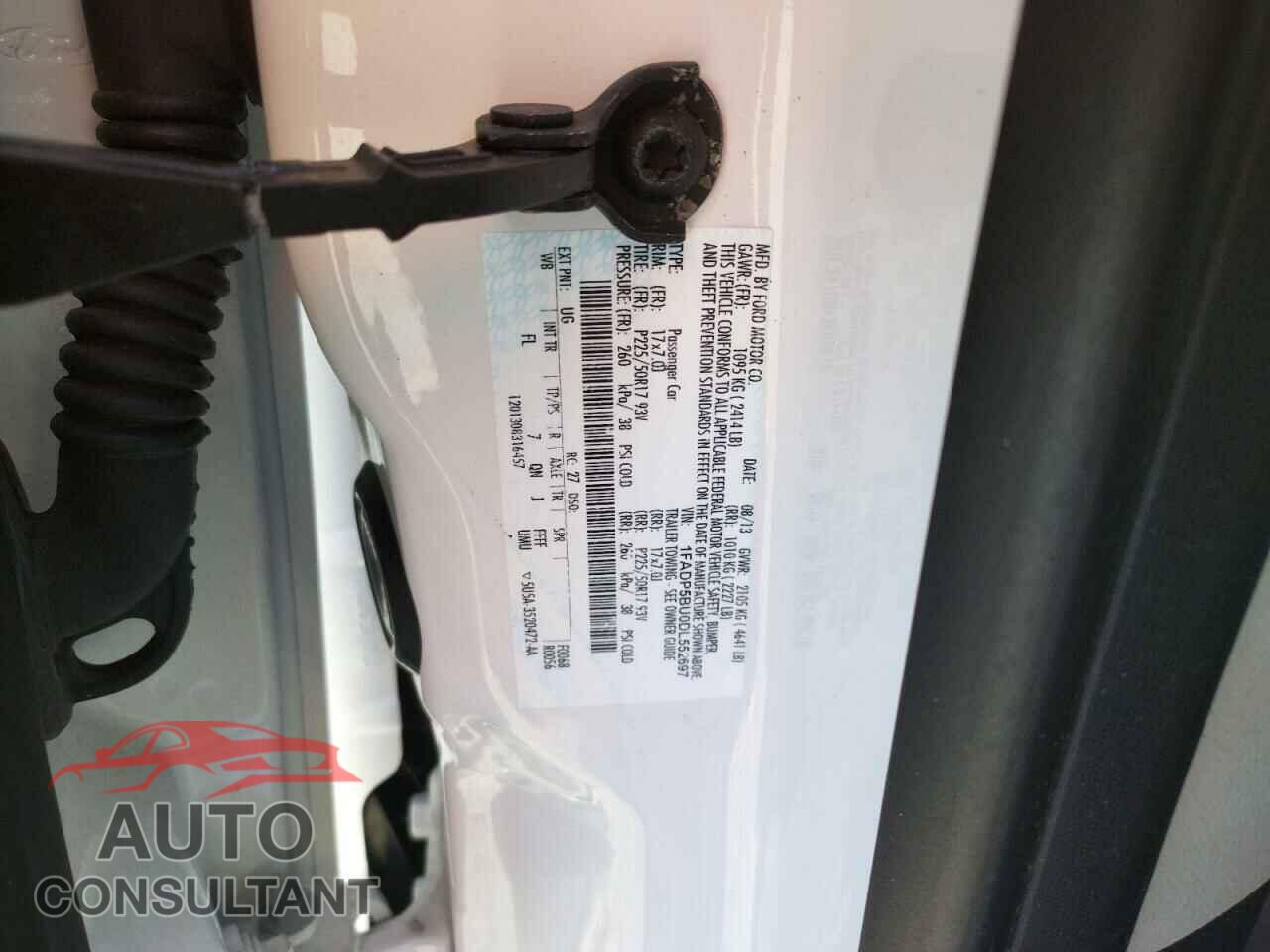 FORD CMAX 2013 - 1FADP5BU0DL552697