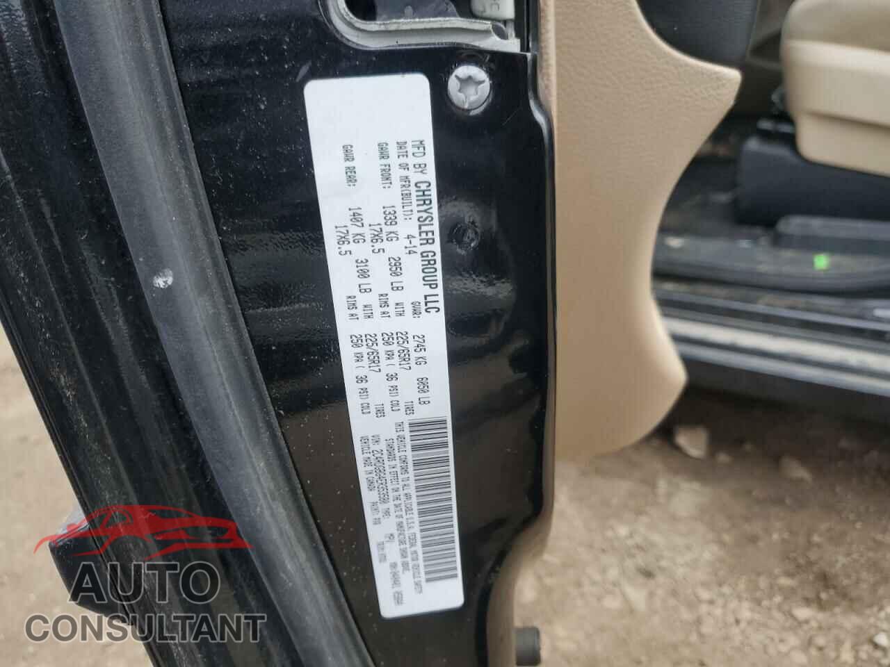 DODGE CARAVAN 2014 - 2C4RDGBG4ER353580