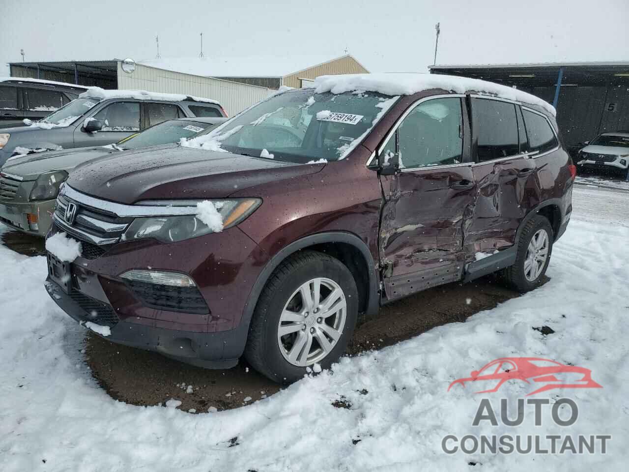 HONDA PILOT 2016 - 5FNYF6H1XGB008572