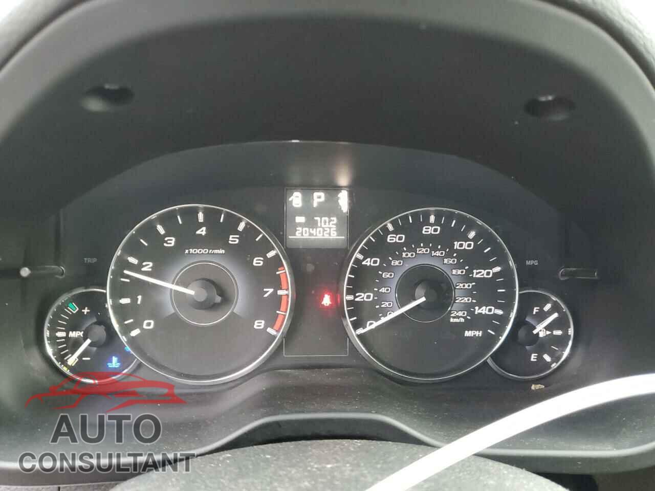 SUBARU OUTBACK 2012 - 4S4BRBCC3C3295514