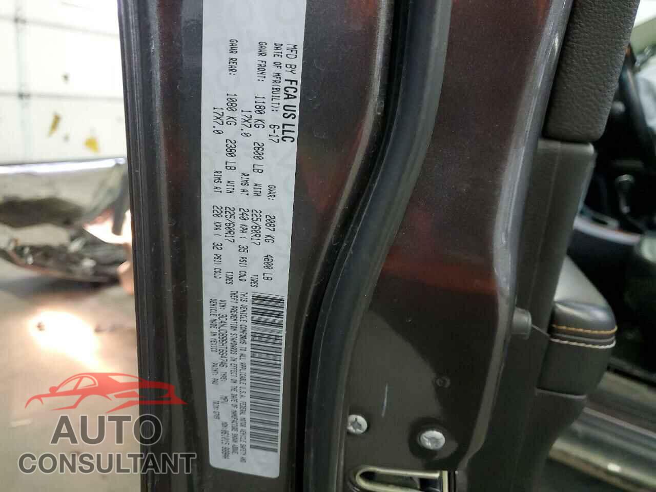 JEEP COMPASS 2017 - 3C4NJDBB6HT664746