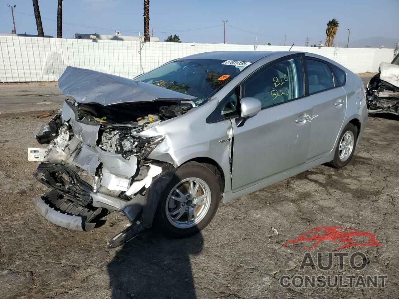 TOYOTA PRIUS 2010 - JTDKN3DUXA0139644