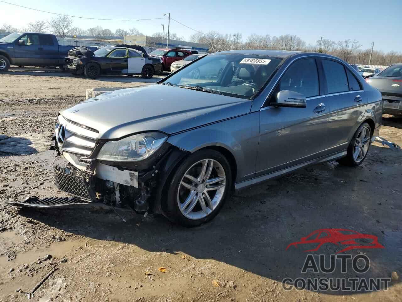 MERCEDES-BENZ C-CLASS 2012 - WDDGF8BB8CR201287