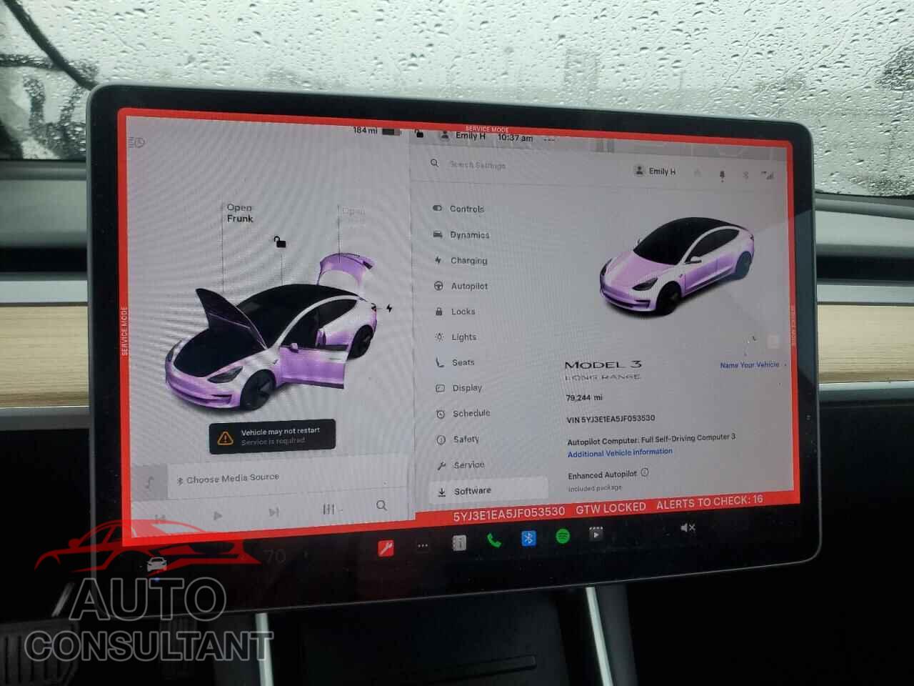 TESLA MODEL 3 2018 - 5YJ3E1EA5JF053530