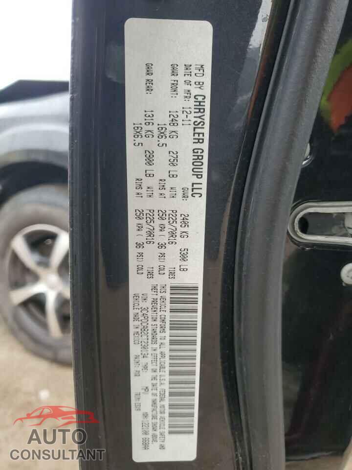DODGE JOURNEY 2012 - 3C4PDCAB2CT230134