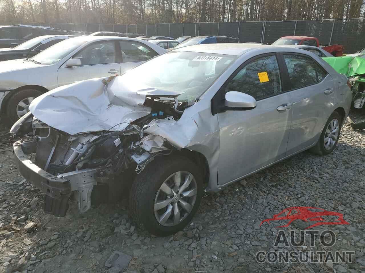 TOYOTA COROLLA 2016 - 2T1BURHE5GC600398